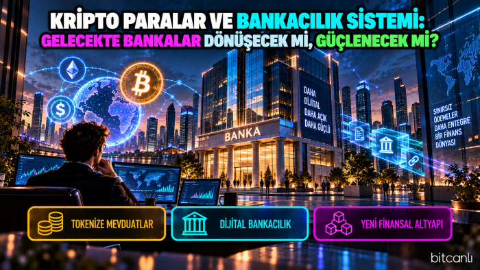 Kripto Paralar ve Bankacılık Sistemi: Gelecekte Bankalar Dönüşecek mi, Güçlenecek mi?